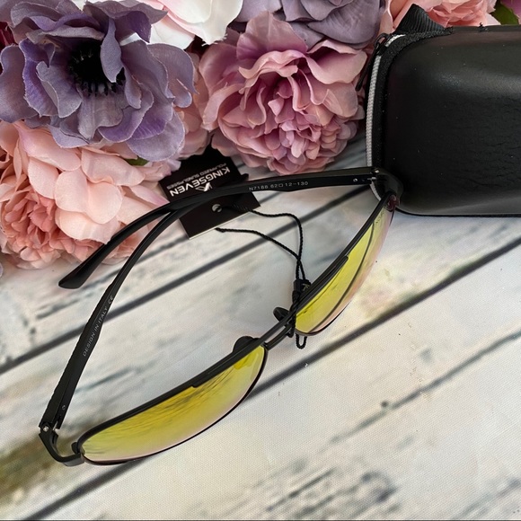 KINGSEVEN Classic Red Polarized Sun Glasses - Picture 8 of 15